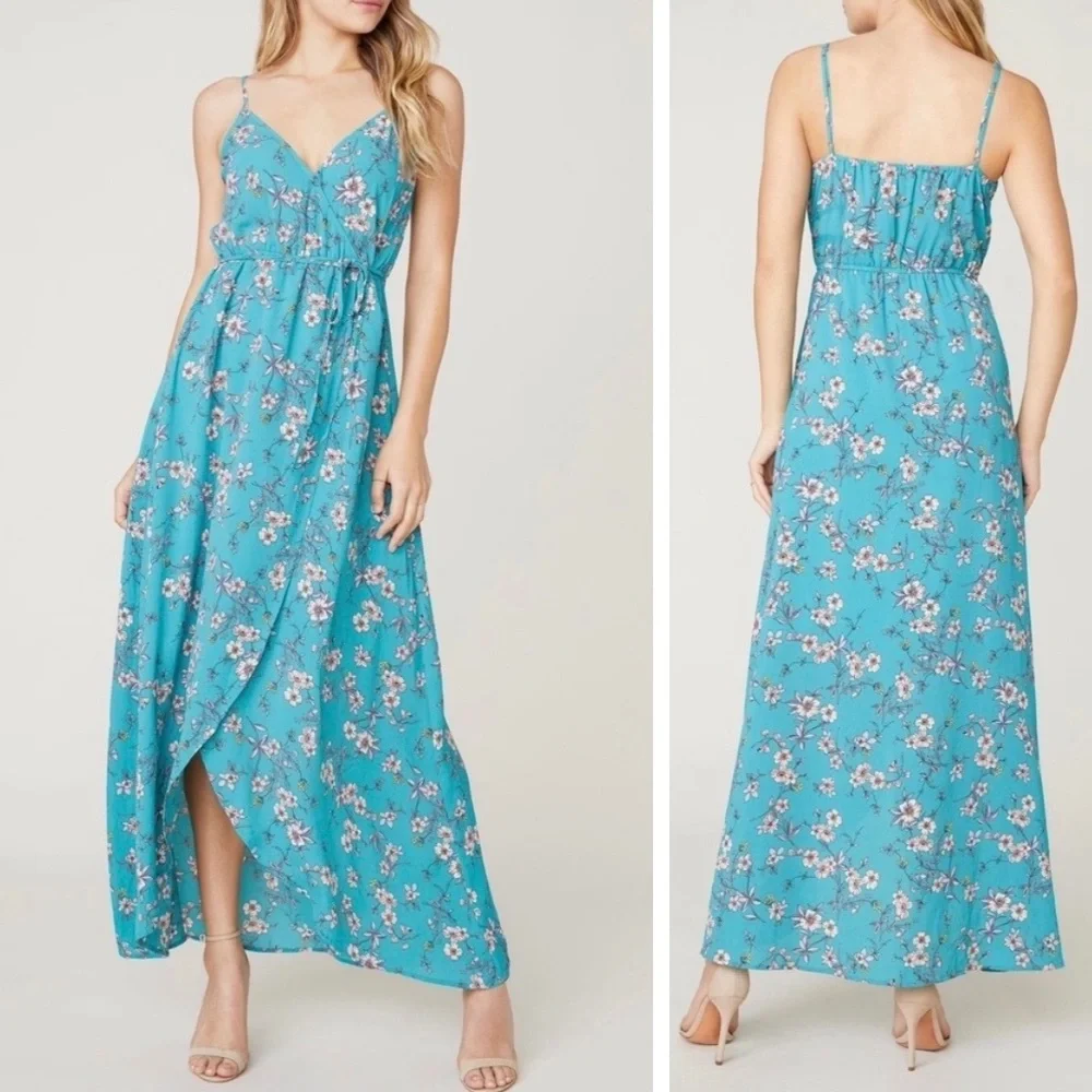 BB Dakota - Cherry Blossom Girl Maxi Dress - Size S - Picture 13 of 13